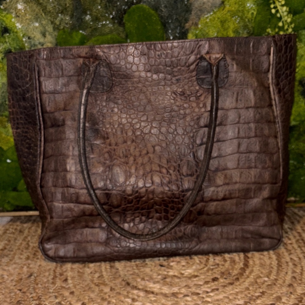 Maurizio Taiuti Genuine Leather Tote Bag